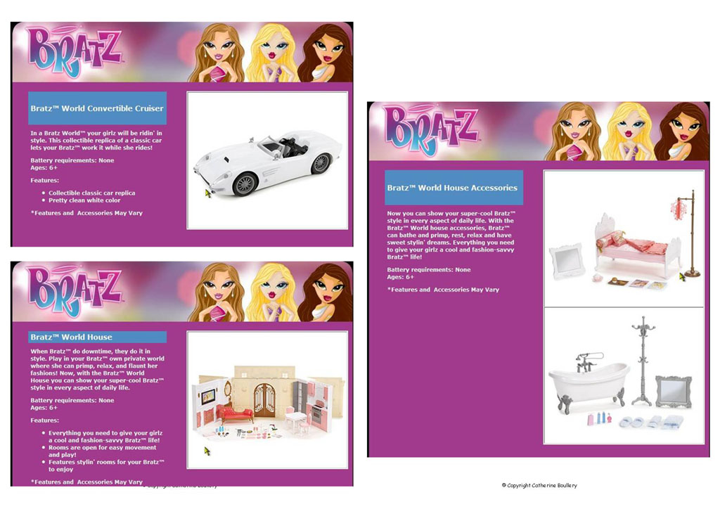 Bratz Catalogues